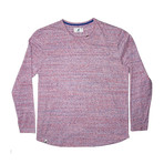 Tri Marl Long Sleeve T-Shirt // Pink (XL)