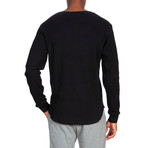 Waffle Knit Thermal // Black (S)