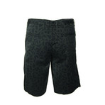 Slim Fit Shorts // Black + Brown (52)