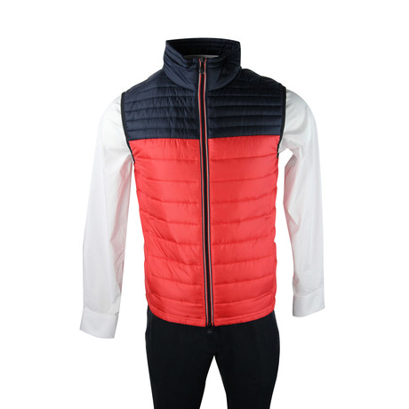 Veon Gilet Vest // Red + Black (Euro: 44)