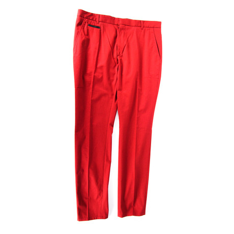 Regular Fit Trousers // Red (44)