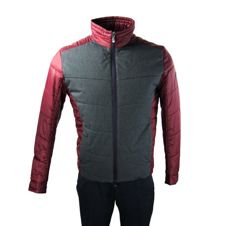 Puffy Jacket // Burgundy + Gray (Euro: 44)