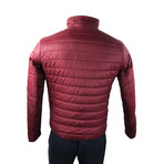 Puffy Jacket // Burgundy + Gray (Euro: 48)