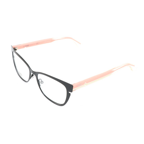 Women's 0135 Optical Frames // Shiny Black + Crystal Pink