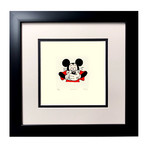 Mickey Mouse // Hand Painted Etching (Unframed)