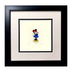 Minnie Mouse // Hand Painted Etching (Unframed)