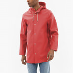 Trawler Jacket + Free Rolltop Daypack // Red (L)