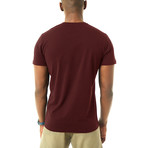 Velio T-Shirt // Bordeaux (L)