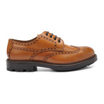 Calfskin Leather Derby Shoe // Brown (Euro: 39)