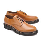 Leather Derby Shoe // Cognac (Euro: 43)