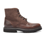 Two-Tone Leather Boot // Brown (Euro: 42)