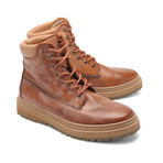 Shearling Fur Lined Hiking Boot // Brown (Euro: 42.5)