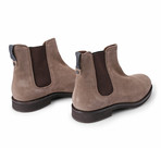 Two-Tone Leather Chelsea Boot // Brown (Euro: 43)