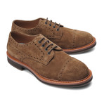 Brogue Style Cap Toe Shoe // Beige (Euro: 39)