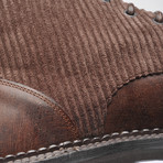 Two-Tone Leather Boot // Brown (Euro: 39)