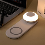 Wireless Charger with Mobile Light