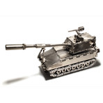 Tank // Steel Scrap Figurine