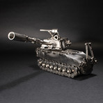 Tank // Steel Scrap Figurine