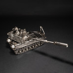 Tank // Steel Scrap Figurine