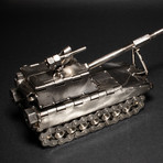 Tank // Steel Scrap Figurine