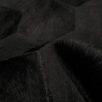 Cowhide Patchwork // Black // 4'W x 6'L