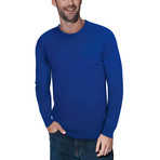 Slim Crew Neck Sweater // Royal Blue (M)