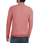 Slim V-Neck Sweater // Dusty Mauve (M)