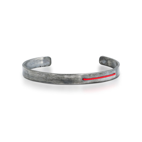 Silver Cuff Bracelet (Small: (2.1"- 2.3" Ø))