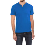 V-Notch T-Shirt // Ocean Blue (L)