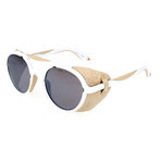 Givenchy // Unisex 7038 Sunglasses // White Beige + Brown