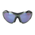 Unisex 7013 Sunglasses // Palladium Black + Gray + Green + Blue Sky