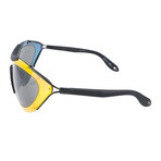 Unisex 7013 Sunglasses // Black + Orange Flash + Gray