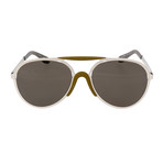 Men's 7039 Sunglasses // Matte Palladium + Brown Gray