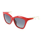 Women's 7022 Sunglasses // Red Crystal + Gray