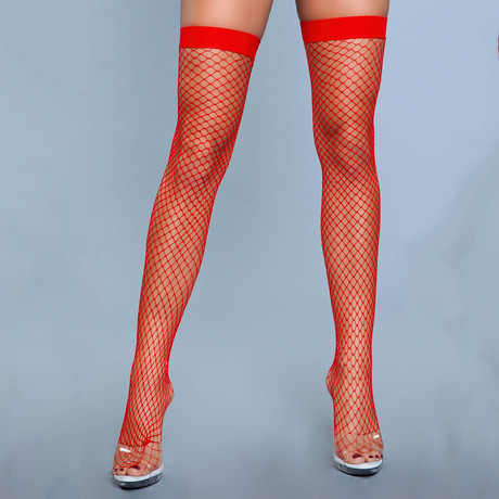 Catch Me If You Can Thigh Highs // Red // Set of 2
