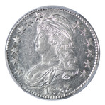 1823 Capped Bust Half Dollar // PCGS Certified AU55