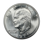 1971-1974 President Eisenhower Silver Dollar in Mint State Condition