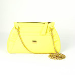 Boutique Women's Flower Designed Shoulder Bag // Yellow