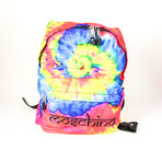 Women's Tie-Dye Nylon Backpack // Multicolor