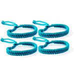 MosquitNo Nano-Tech Woven Bracelet Multipacks // Light Blue (Set of 2)