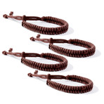 MosquitNo Nano-Tech Woven Bracelet Multipacks // Brown (Set of 2)