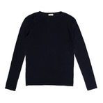 Crew Neck Sweater // Navy Blue (XL)