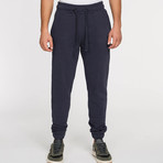 Drawstring Sweatpants // Navy Blue (XL)