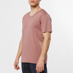 V-Neck T-shirt // Rosewood (L)