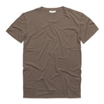 Crew Neck Pocket T-Shirt // Taupe (2XL)