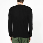 Crew Neck Sweater // Black (L)