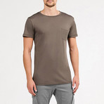 Crew Neck Pocket T-Shirt // Taupe (XL)