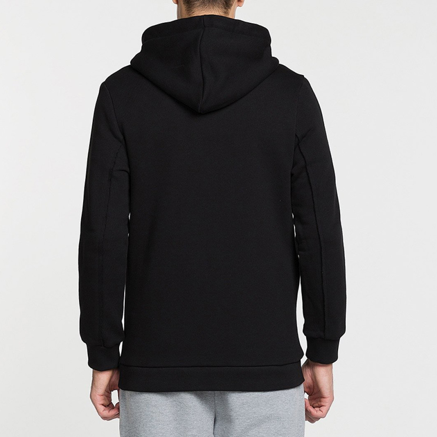 Loopback Zip-Up Hoodie // Black (2XL) - The Project Garments - Touch of ...