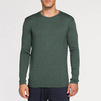 Crew Neck Sweater // Forest Green (2XL)