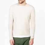Crew Neck Sweater // Beige (XL)